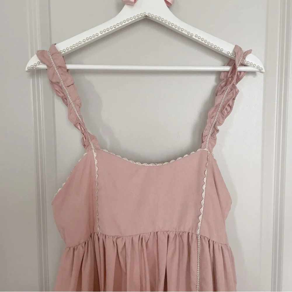 Pink Sweet Lolita JSK Dress Set Empire Waist - Picture 5 of 14
